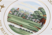 Captains Jacklin & Floyd, Gallacher Signed 1989 Ryder Cup Wedgwood China Plate JSA ALOA