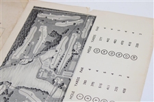 Arnold Palmer Signed 1963 Ryder Cup at Atlanta Athletic Club Pairing Sheet - Last Playing Captain JSA ALOA