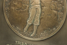 Bobby Jones On 1936 Bronze Award Plaque