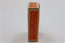 Near Mint Box Of Nine-Hole Golf Tees by Simplex Mfg. Co.
