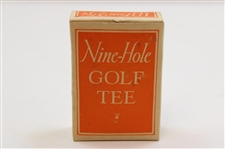 Near Mint Box Of Nine-Hole Golf Tees by Simplex Mfg. Co.