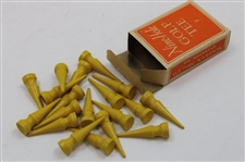 Near Mint Box Of Nine-Hole Golf Tees by Simplex Mfg. Co.