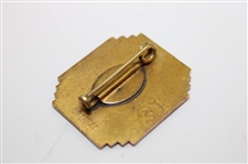 1937 US Amateur Championship at Alderwood Gc Contestant Badge - Goodman Winner