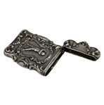 c.1900-10 Uncommon Sterling Match Safe 