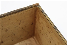 Large Blue Ball Wooden Cigar Box 