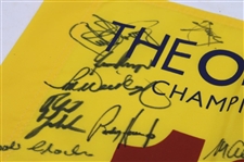 Twenty-Six (26) Open Champions Signed 2010 Open Championship at St. Andrews Flag JSA ALOA