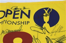 Twenty-Six (26) Open Champions Signed 2010 Open Championship at St. Andrews Flag JSA ALOA