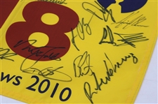 Twenty-Six (26) Open Champions Signed 2010 Open Championship at St. Andrews Flag JSA ALOA
