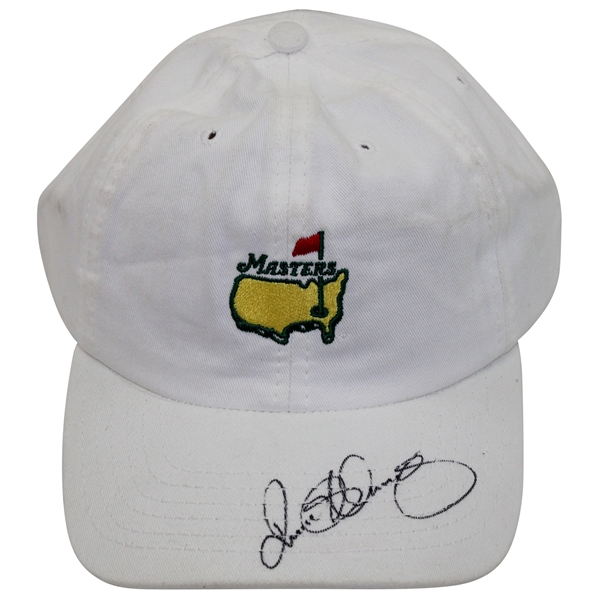 Rory McIlroy Signed White Masters Stitch Logo Hat w/Tags JSA ALOA