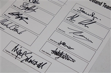 Dual 2011 Walker Cup Team Signed Pairing Sheets w/Tickets, Programs & other JSA ALOA