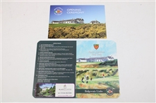 Dual 2011 Walker Cup Team Signed Pairing Sheets w/Tickets, Programs & other JSA ALOA
