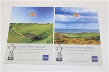 Dual 2011 Walker Cup Team Signed Pairing Sheets w/Tickets, Programs & other JSA ALOA