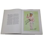 Seve, Palmer, Nicklaus, Watson & Thirty (30) others Multi-Signed 1989 'Golf Characters' Book JSA ALOA