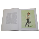 Seve, Palmer, Nicklaus, Watson & Thirty (30) others Multi-Signed 1989 'Golf Characters' Book JSA ALOA
