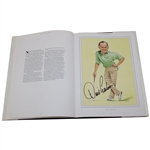 Seve, Palmer, Nicklaus, Watson & Thirty (30) others Multi-Signed 1989 'Golf Characters' Book JSA ALOA