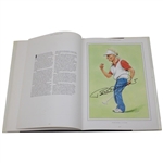 Seve, Palmer, Nicklaus, Watson & Thirty (30) others Multi-Signed 1989 'Golf Characters' Book JSA ALOA