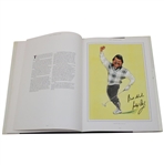 Seve, Palmer, Nicklaus, Watson & Thirty (30) others Multi-Signed 1989 'Golf Characters' Book JSA ALOA