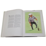 Seve, Palmer, Nicklaus, Watson & Thirty (30) others Multi-Signed 1989 'Golf Characters' Book JSA ALOA