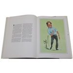 Seve, Palmer, Nicklaus, Watson & Thirty (30) others Multi-Signed 1989 'Golf Characters' Book JSA ALOA
