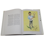 Seve, Palmer, Nicklaus, Watson & Thirty (30) others Multi-Signed 1989 'Golf Characters' Book JSA ALOA