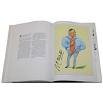 Seve, Palmer, Nicklaus, Watson & Thirty (30) others Multi-Signed 1989 'Golf Characters' Book JSA ALOA