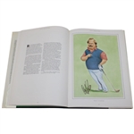 Seve, Palmer, Nicklaus, Watson & Thirty (30) others Multi-Signed 1989 'Golf Characters' Book JSA ALOA