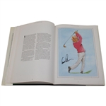 Seve, Palmer, Nicklaus, Watson & Thirty (30) others Multi-Signed 1989 'Golf Characters' Book JSA ALOA