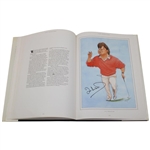 Seve, Palmer, Nicklaus, Watson & Thirty (30) others Multi-Signed 1989 'Golf Characters' Book JSA ALOA