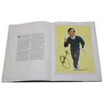 Seve, Palmer, Nicklaus, Watson & Thirty (30) others Multi-Signed 1989 'Golf Characters' Book JSA ALOA