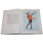 Seve, Palmer, Nicklaus, Watson & Thirty (30) others Multi-Signed 1989 'Golf Characters' Book JSA ALOA