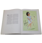 Seve, Palmer, Nicklaus, Watson & Thirty (30) others Multi-Signed 1989 'Golf Characters' Book JSA ALOA
