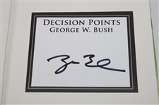 President George W. Bush Signed 1st. Ed. 'Decision Points' Book JSA ALOA