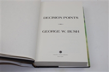 President George W. Bush Signed 1st. Ed. 'Decision Points' Book JSA ALOA