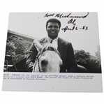 Muhammad Ali Signed 1983 Wire Photograph JSA #Z11865 COA