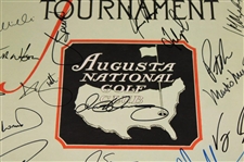 Twenty-Eight (28) Masters Winners Signed Masters Poster JSA ALOA