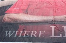 Massive 2016 Ryder Cup at Hazeltine Tournament Used Bleacher Screen Banner