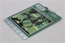 Adam Scott Signed 2013 Masters Tournament SERIES Badge #Q07707 JSA ALOA
