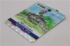 Patrick Reed Signed 2018 Masters Tournament SERIES Badge #R10405 JSA ALOA