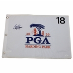Colin Morikawa Signed 2020 PGA Championship at Harding Park Flag JSA #WIT719695