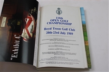 1989, 1990 & 1997 The Open Championship Official Programs