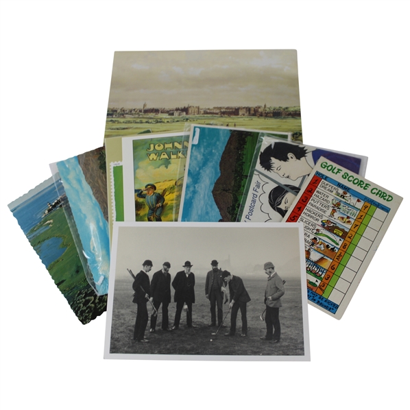 Nine (9) Golf Postcards