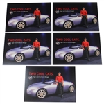 Ten (10) 2001 Tiger Woods Buick Advertising Post Cards