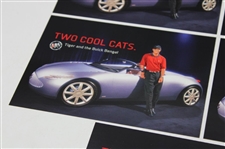 Ten (10) 2001 Tiger Woods Buick Advertising Post Cards