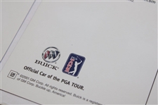 Ten (10) 2001 Tiger Woods Buick Advertising Post Cards