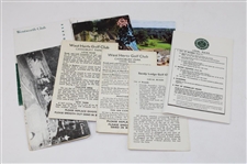60+ Classic Golf Course Scorecards