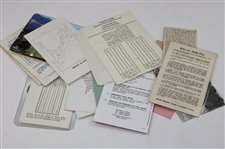 60+ Classic Golf Course Scorecards
