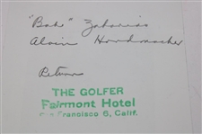 c.1950 Babe Zaharias Receiving Weathervane Trophy Photo