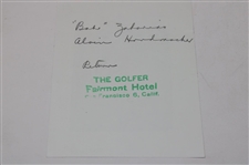 c.1950 Babe Zaharias Receiving Weathervane Trophy Photo