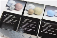 1990 Titleist Golf Ball Promotions Display w/ Eight (8) Unused Golf Balls