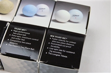 1990 Titleist Golf Ball Promotions Display w/ Eight (8) Unused Golf Balls